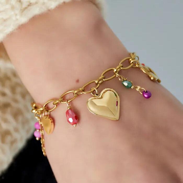 FRENCH RIVIERA | Elly - colorful surgical steel mascot bracelet