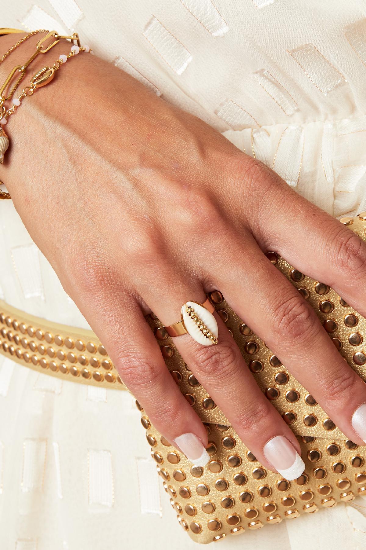 FRENCH RIVIERA | Summer Ring -shell ring