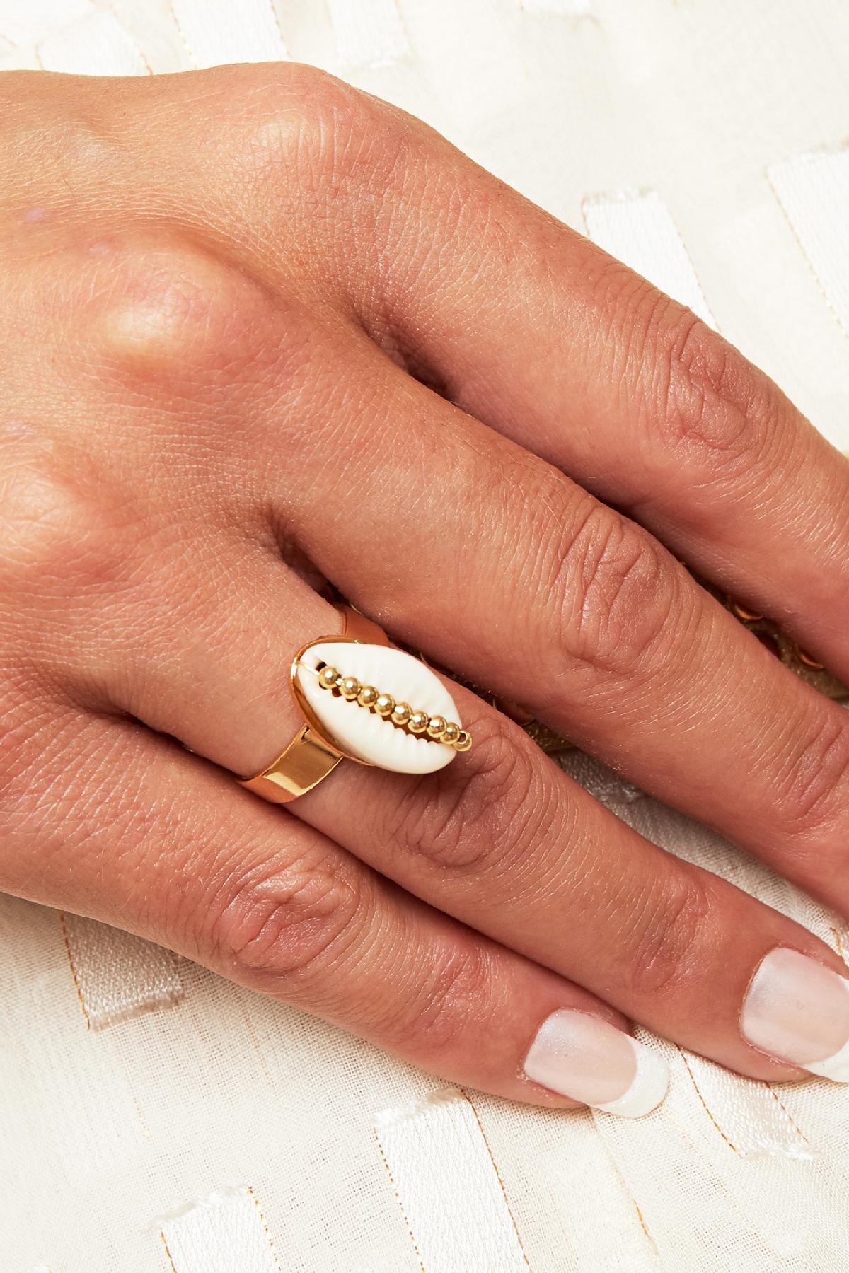 FRENCH RIVIERA | Summer Ring -shell ring