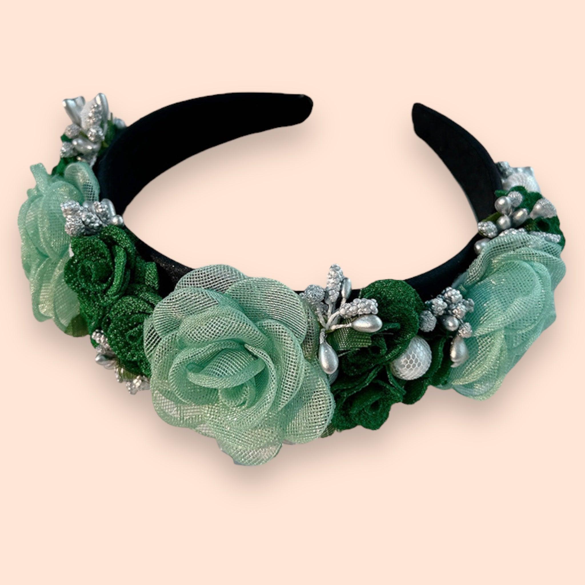 SUGAR SUGAR®, Summer Flowers green headband