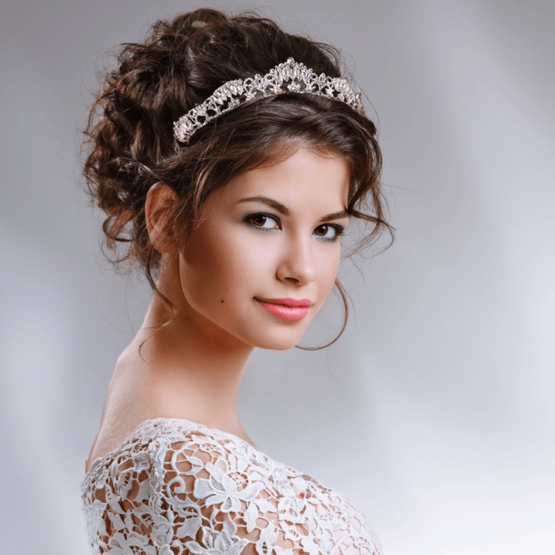 ATHENA BRIDAL, Abigail silver tiara