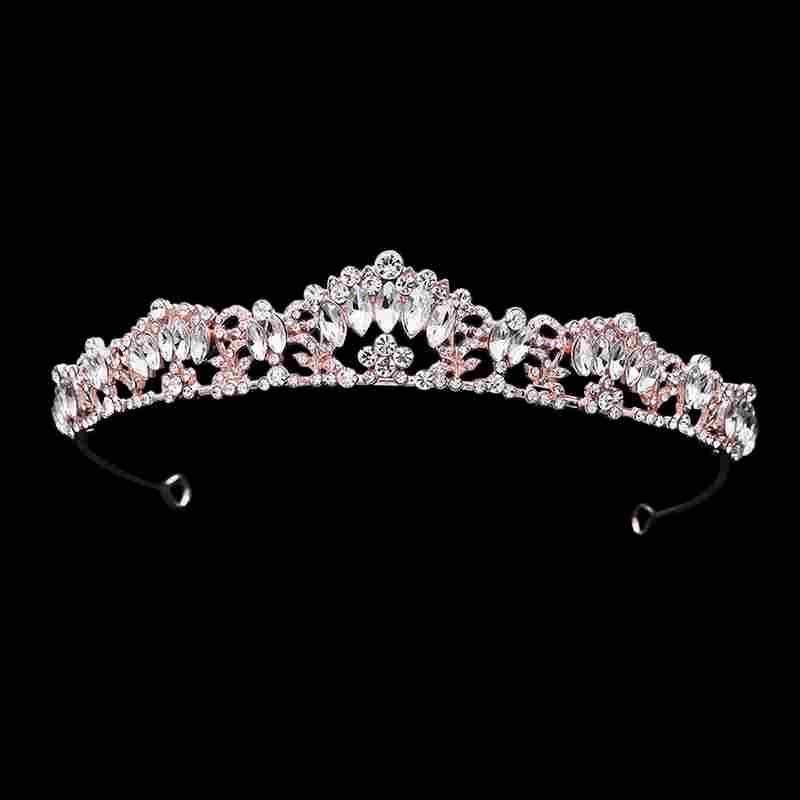 ATHENA BRIDAL, Abigail rose gold tiara