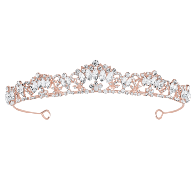 ATHENA BRIDAL, Abigail rose gold tiara