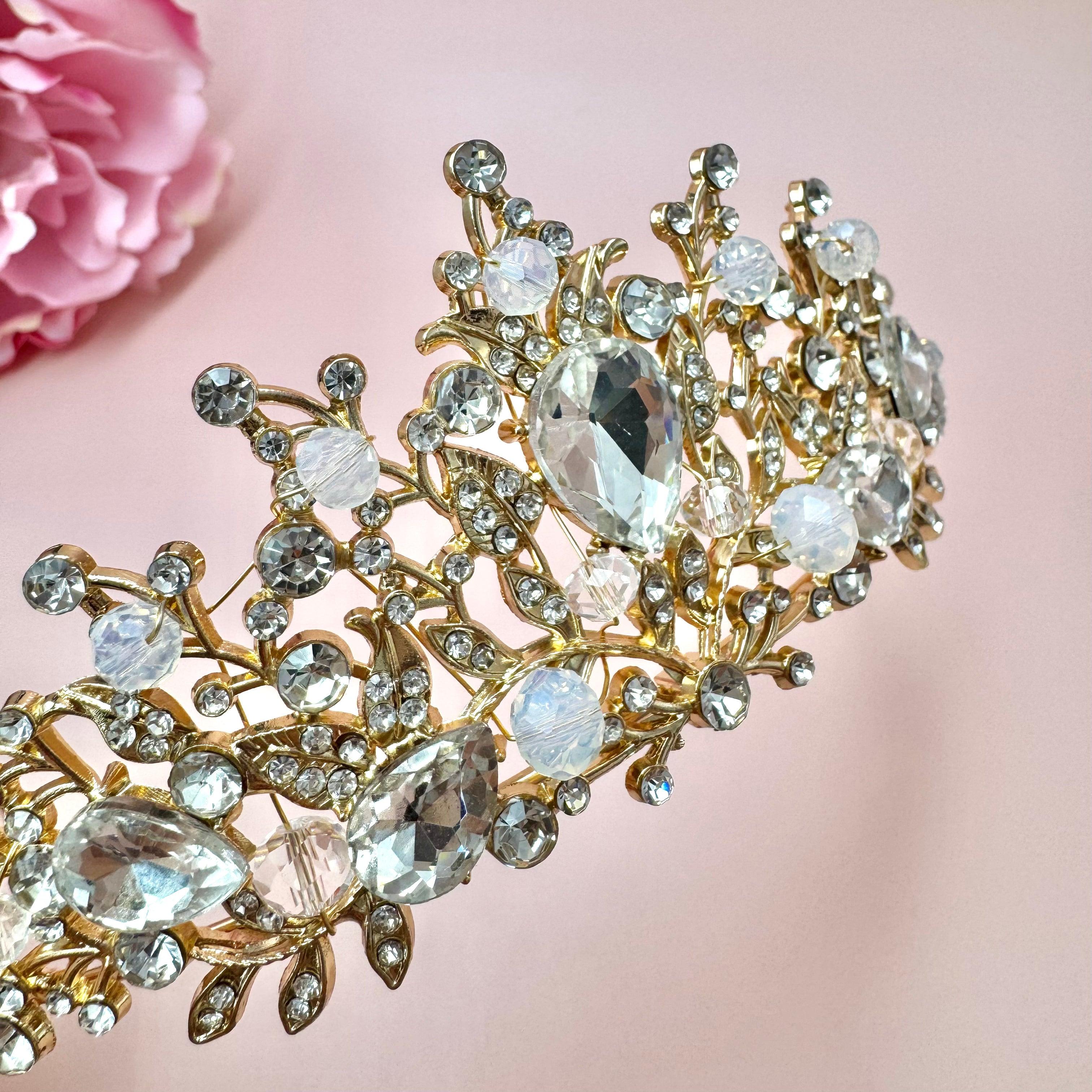 ROMANCE, Florence gold-colored tiara