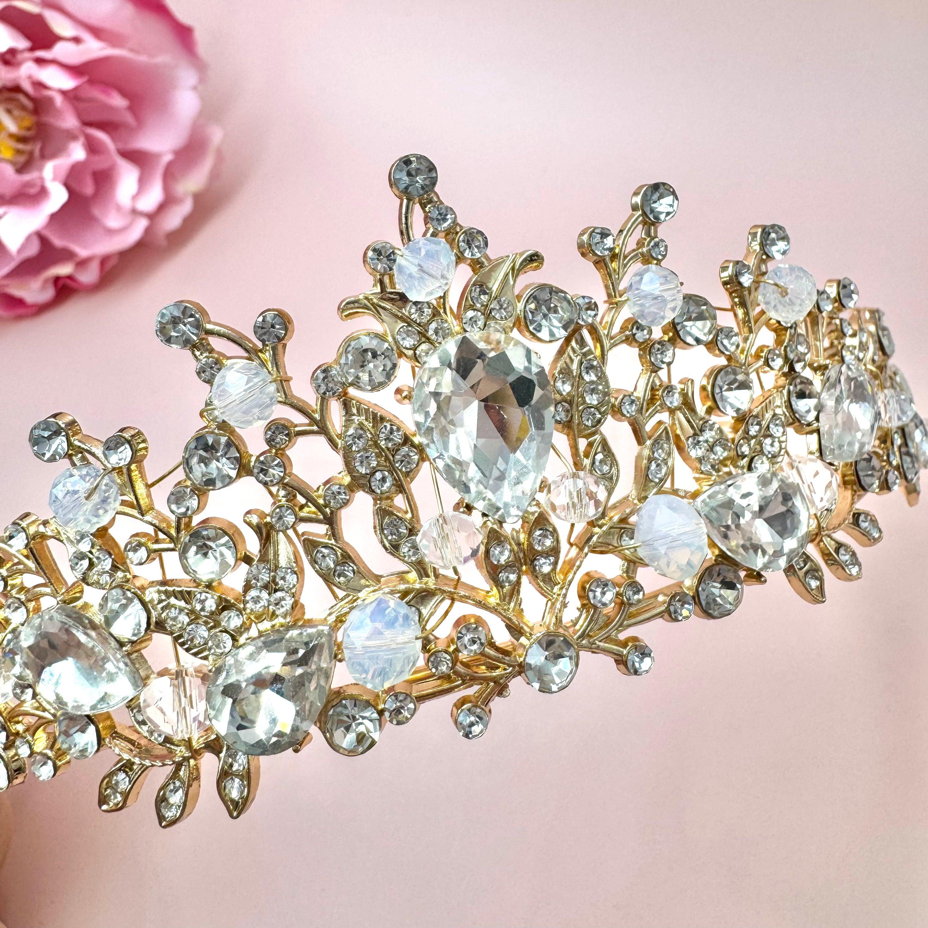 ROMANCE, Florence gold-colored tiara