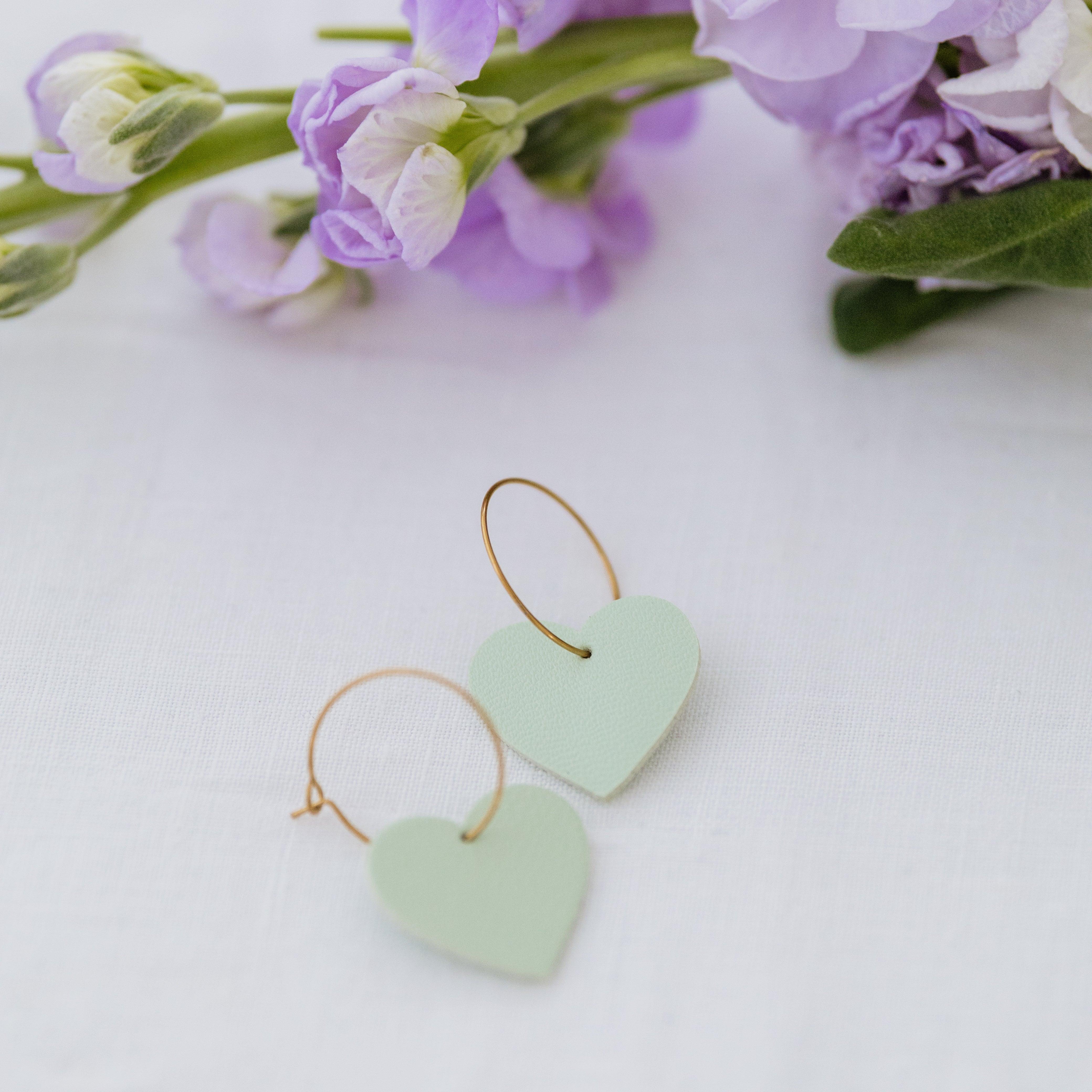 LEMPI® earrings, Lempi rings (gold-mint)