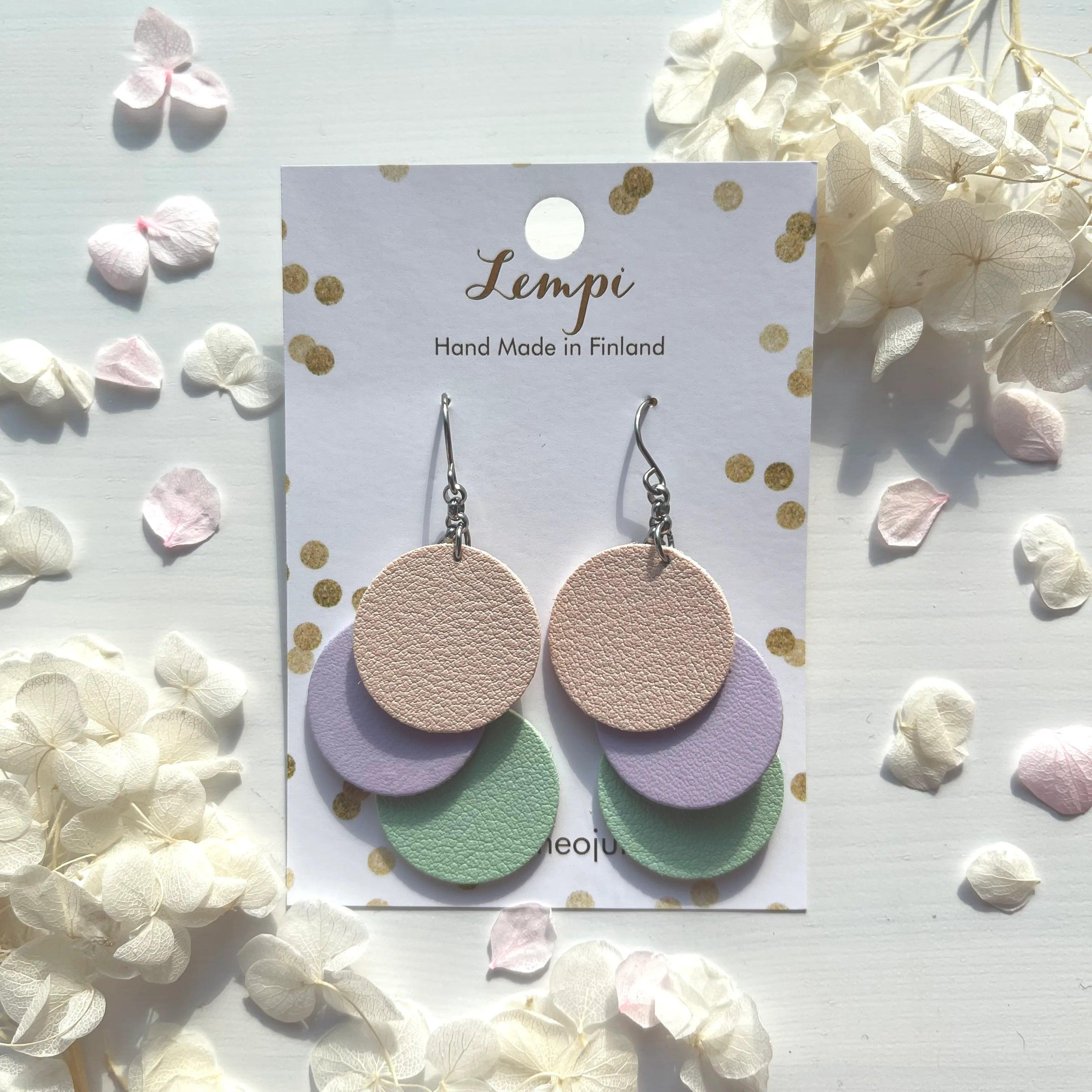 LEMPI® earrings, Little Pearl (pastel tone)