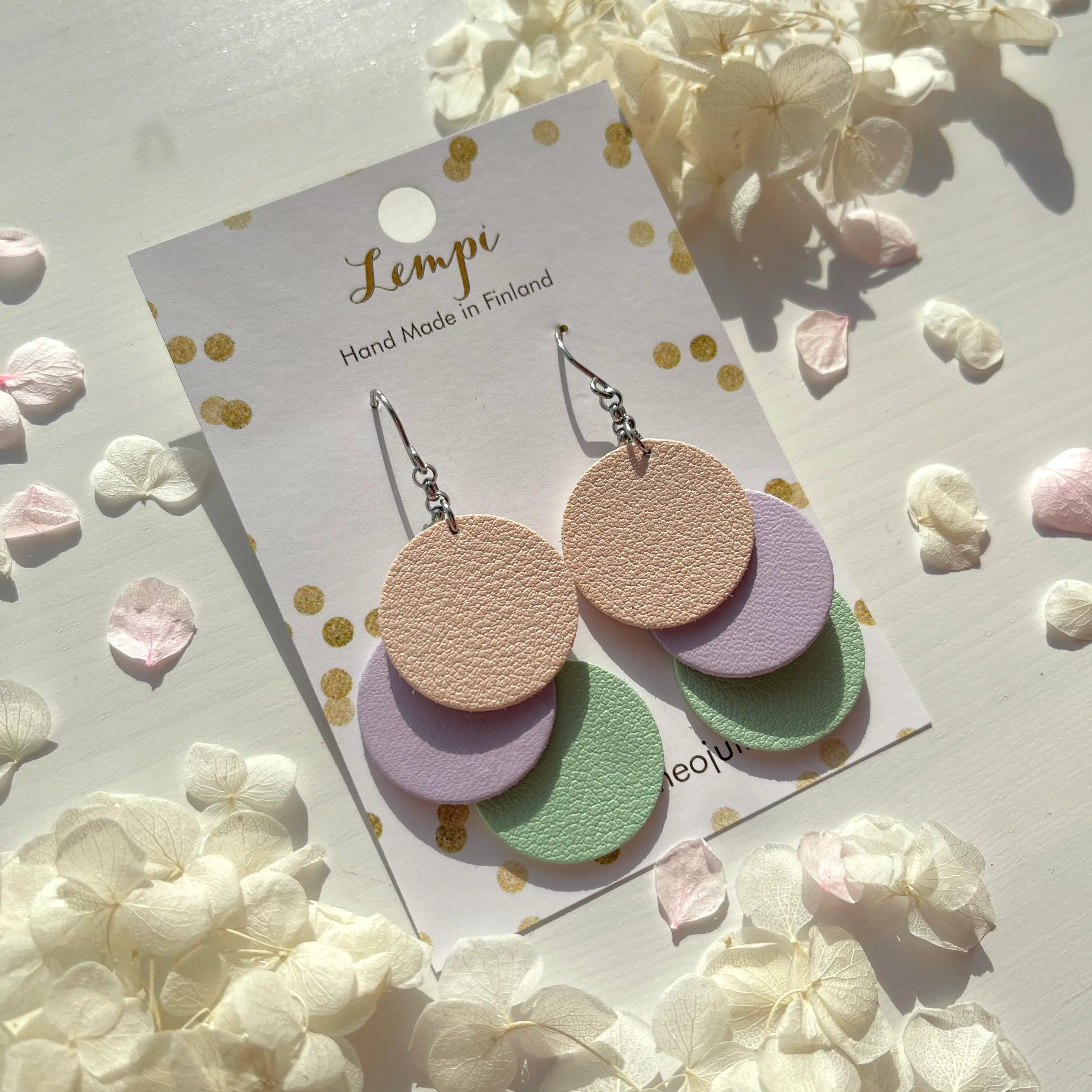 LEMPI® earrings, Little Pearl (pastel tone)