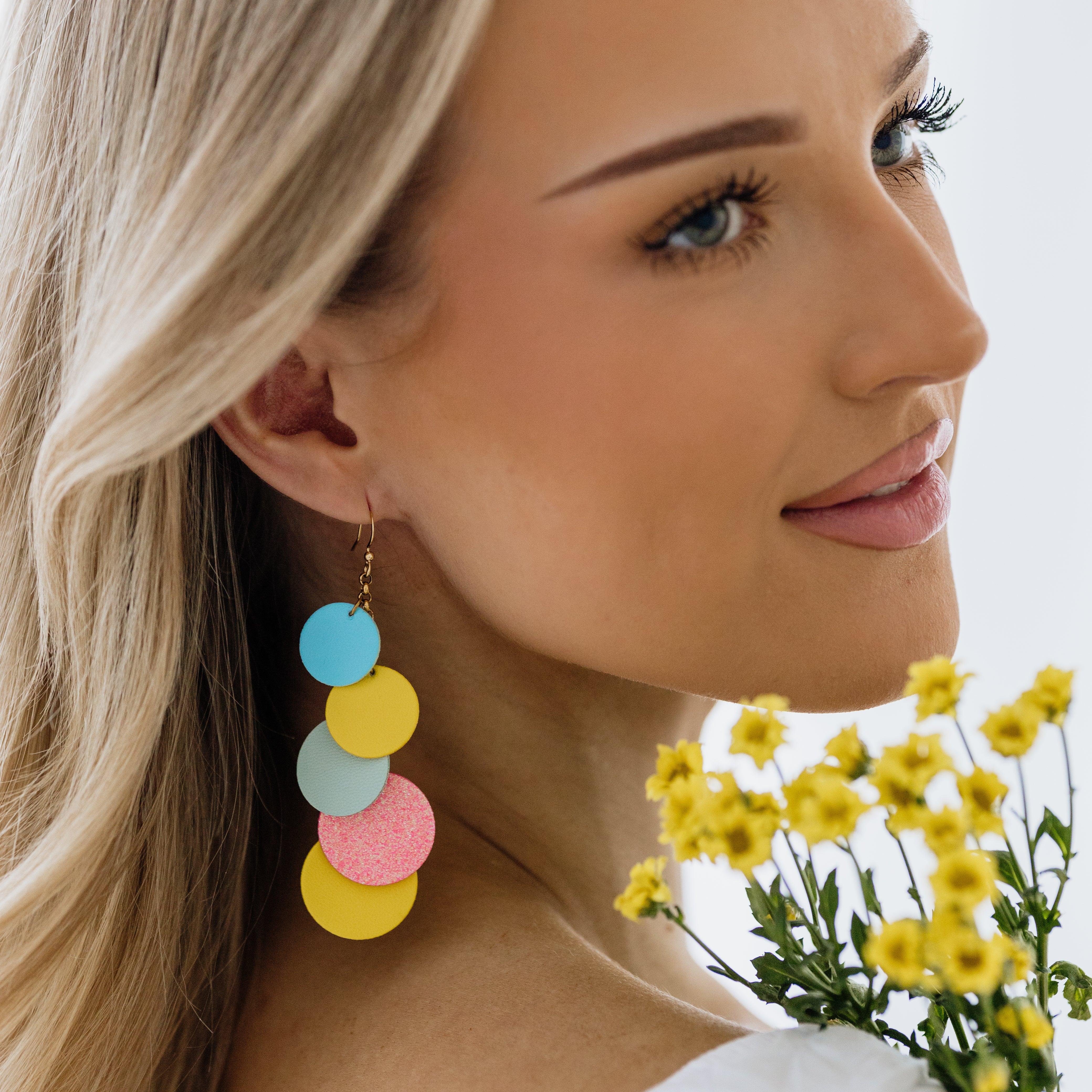 LEMPI® earrings, Onni (colorful)