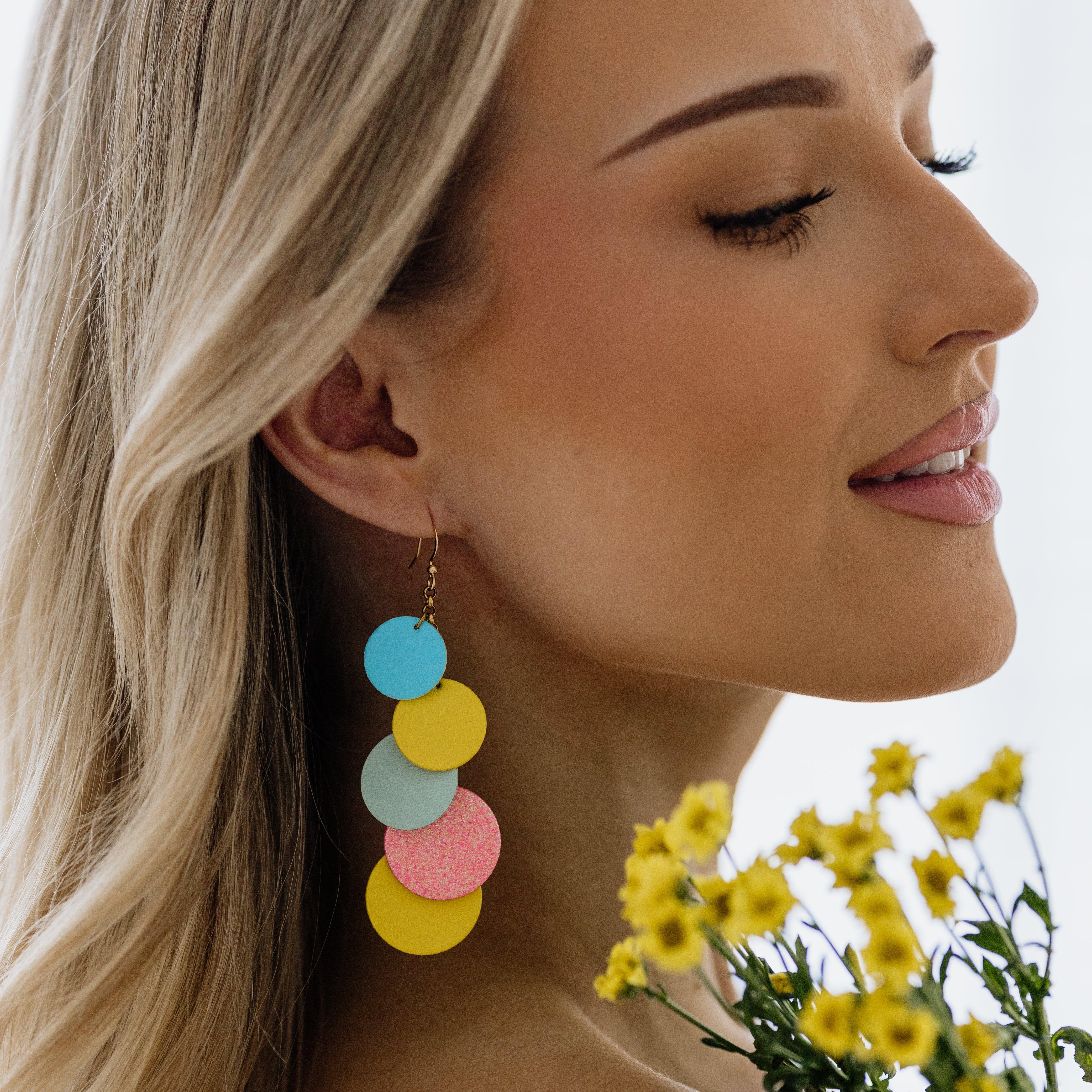 LEMPI® earrings, Onni (colorful)