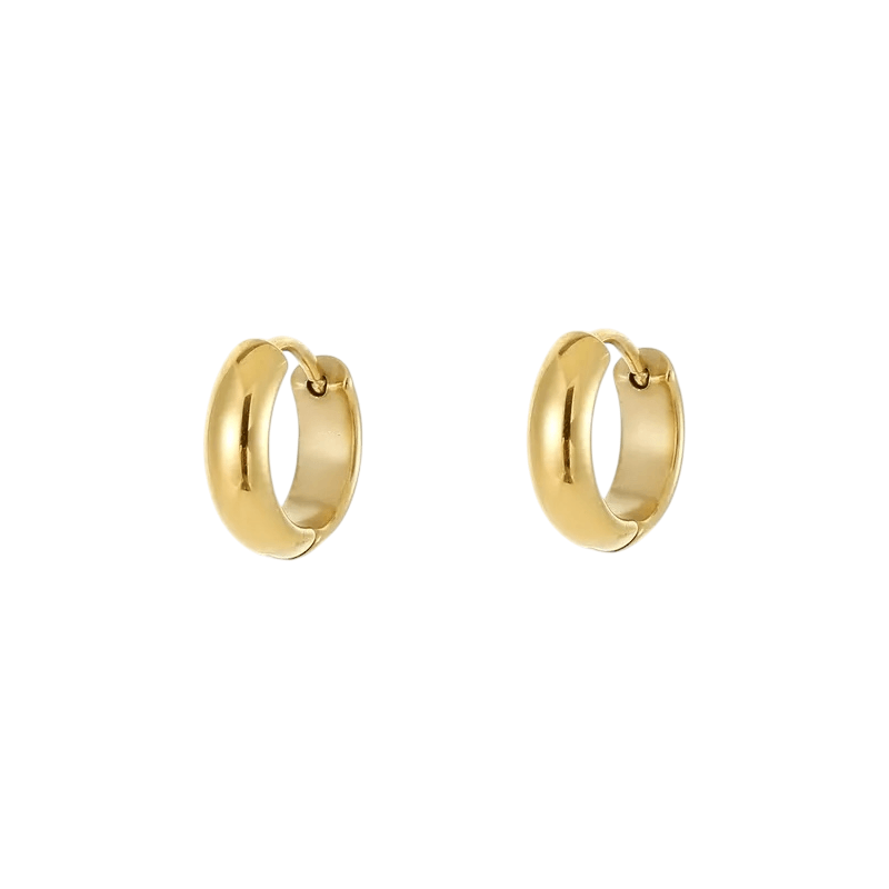 FRENCH RIVIERA | Rowan gold-tone surgical steel rings