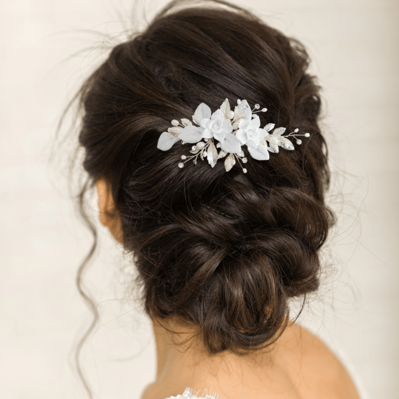 ATHENA BRIDAL | Melissa flower hair ornament (gold)