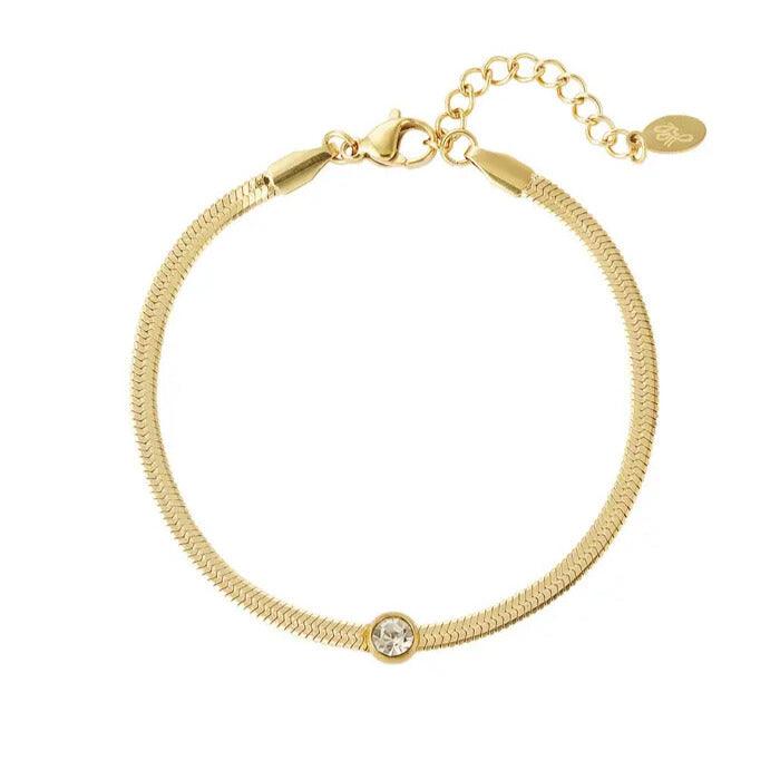 FRENCH RIVIERA | Elena surgical steel bracelet (gold)