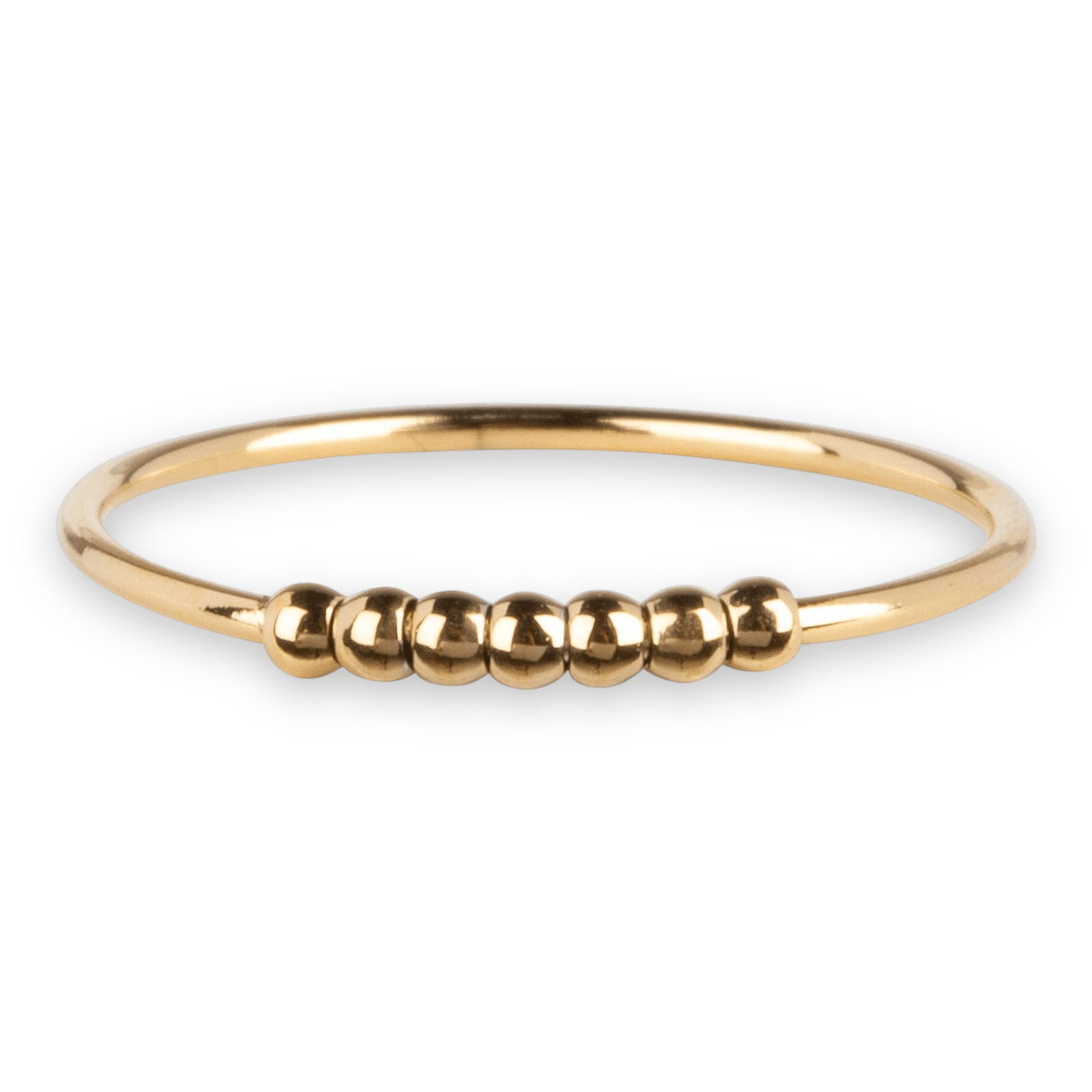 FRENCH RIVIERA | Anxiety Ring in Gold - surgical steel stress ring