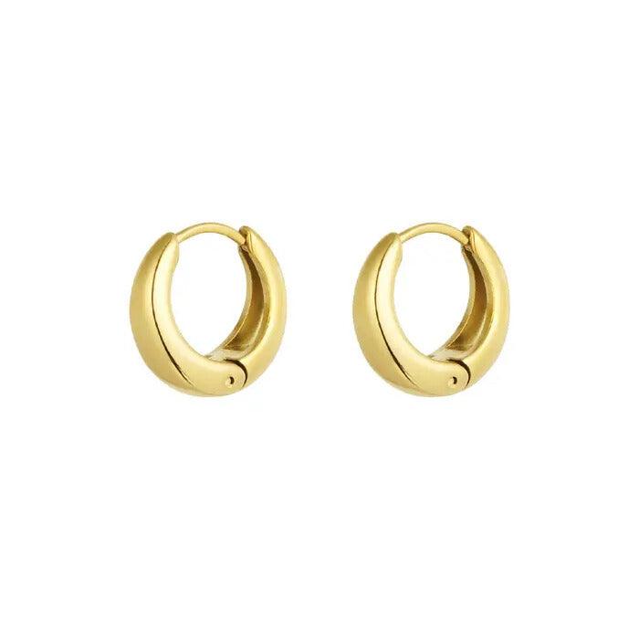 FRENCH RIVIERA | Camille gold-tone surgical steel rings