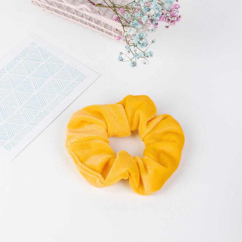 SUGAR SUGAR®, Bellamy Yellow Velvet Hair Donut