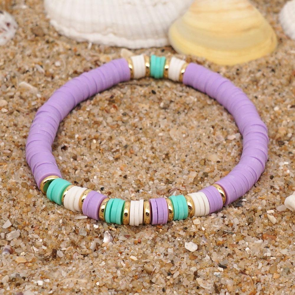 FRENCH RIVIERA | Beach Days purple surf bracelet