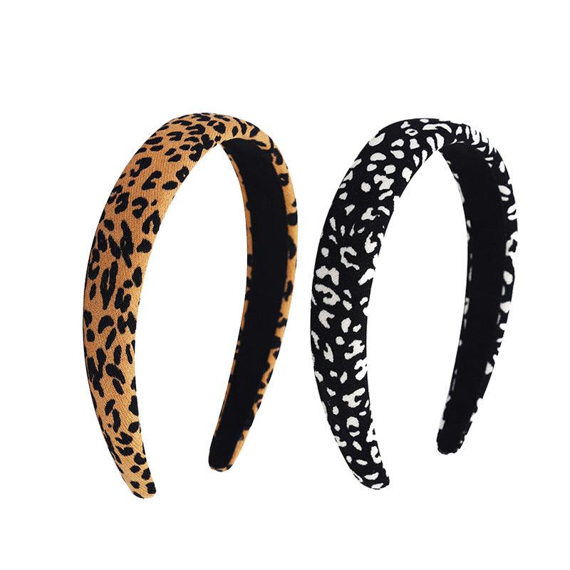 SUGAR SUGAR®, Hear Me Roar -black leopard print headband