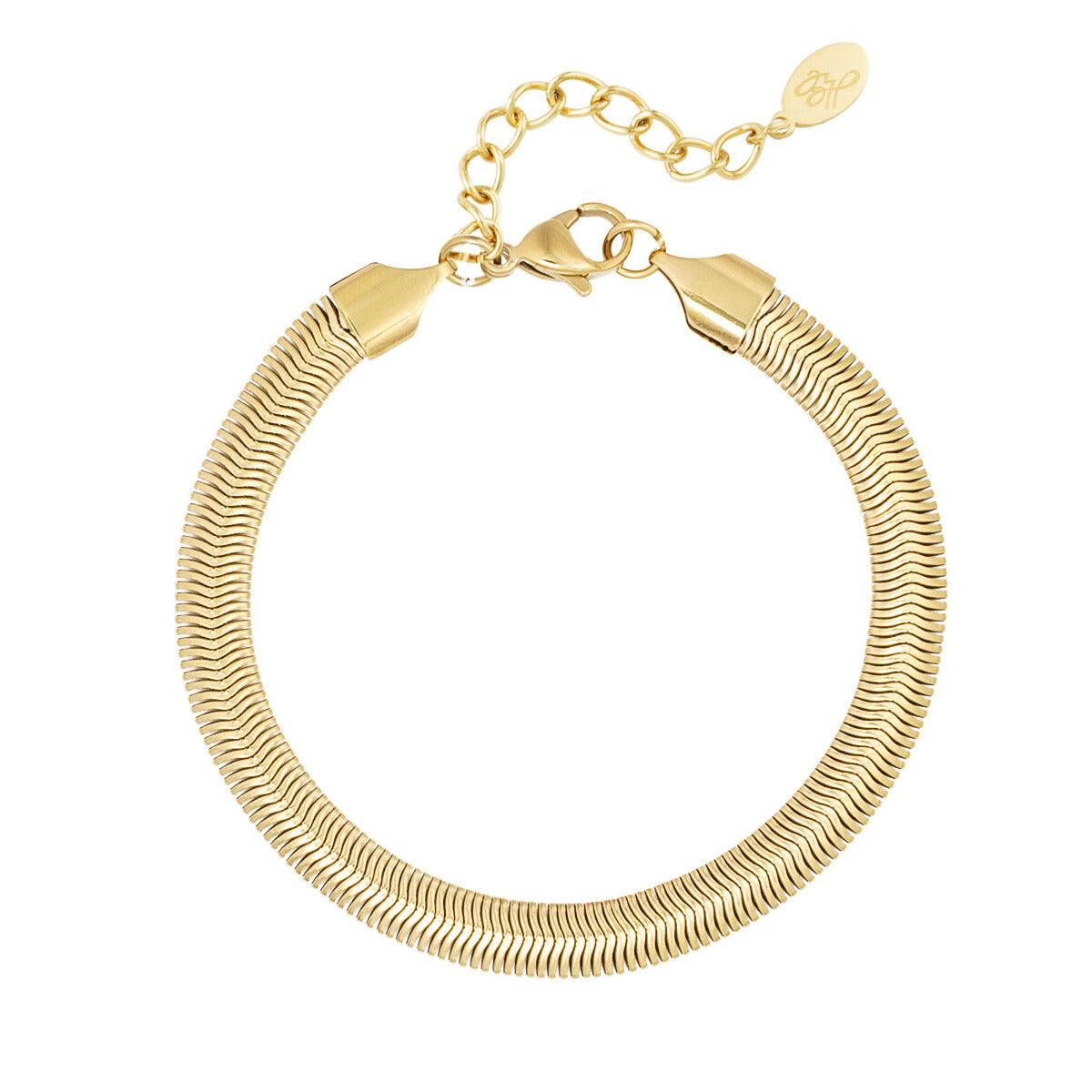 FRENCH RIVIERA | Ada surgical steel bracelet (gold)