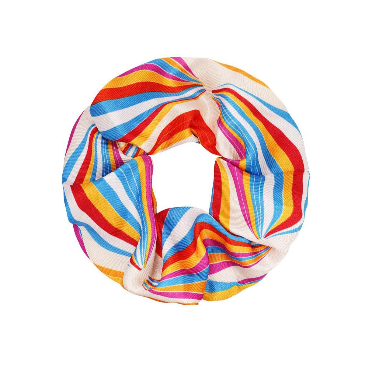 SUGAR SUGAR®, Cherise Scrunchie in Purple -multi-colored hair donut