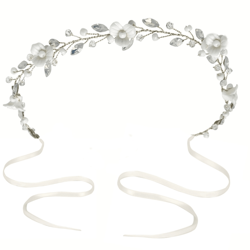 ATHENA BRIDAL | Louise Styling Hair Garland (Silver)