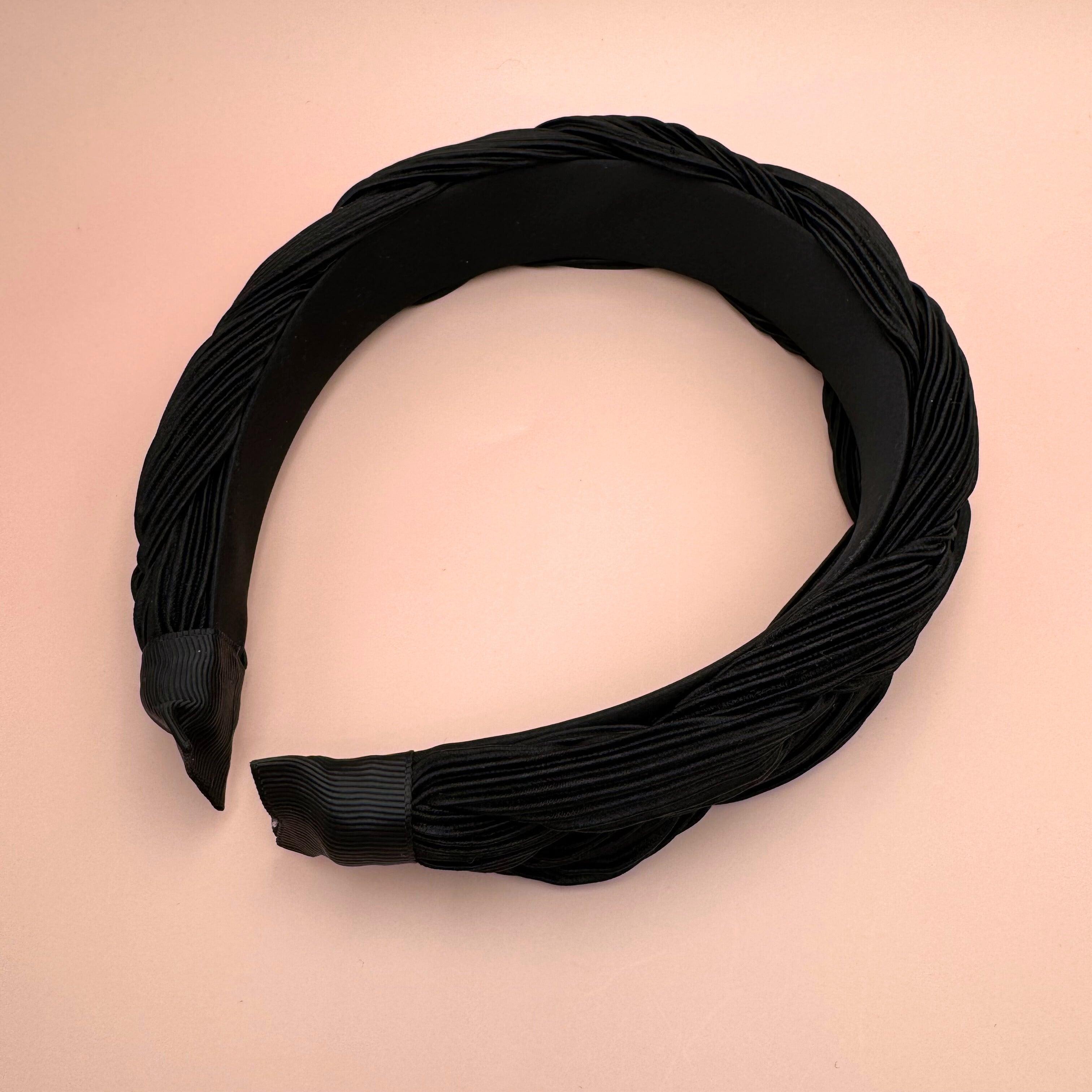 SUGAR SUGAR®, Verena Hairband -musta letitetty hiuspanta