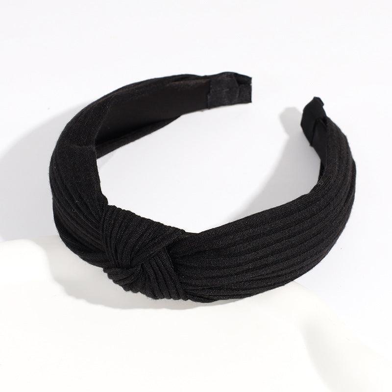 SUGAR SUGAR®, Stella -black ribbed headband