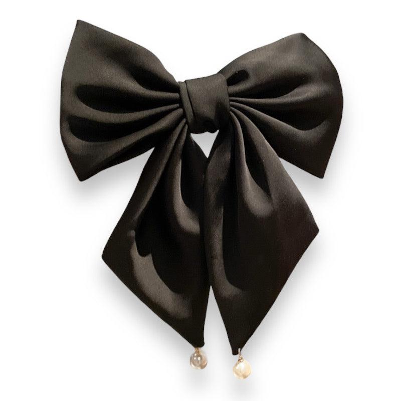 SUGAR SUGAR®, Ariana -black bow buckle with pearl