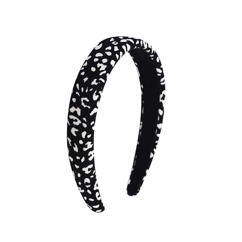 SUGAR SUGAR®, Hear Me Roar -black leopard print headband