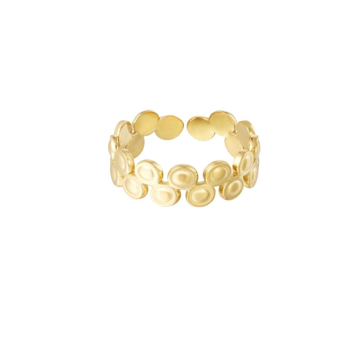 FRENCH RIVIERA | Eden Ring - stoneless ring made of surgical steel (gold)