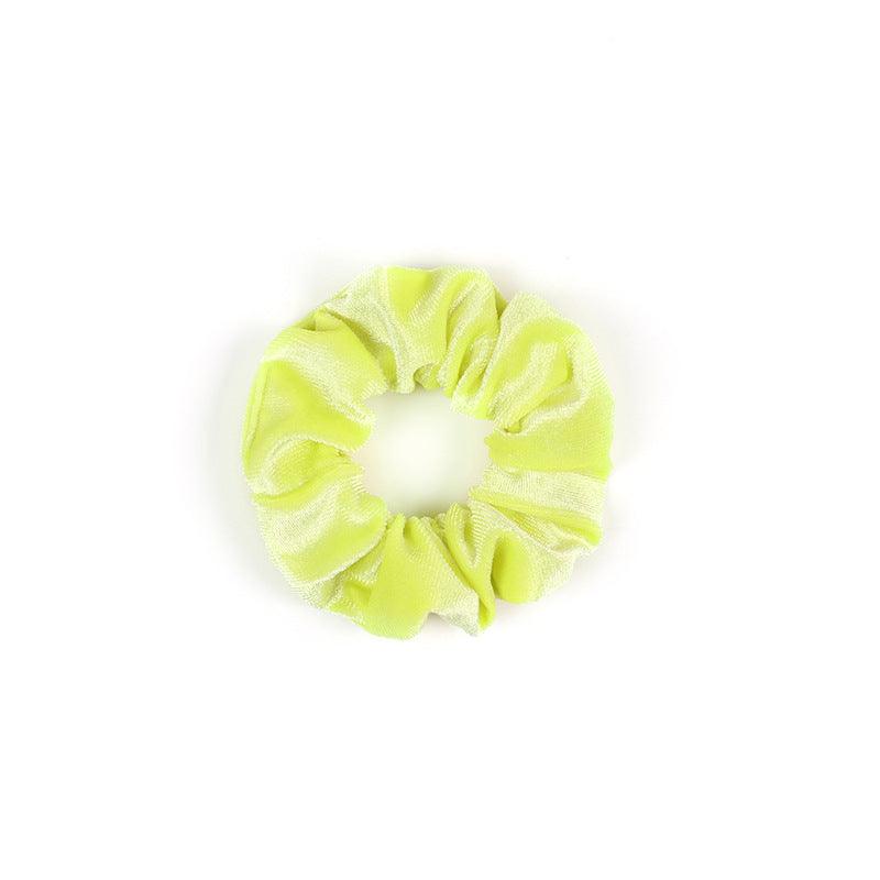 SUGAR SUGAR®, Bellamy Neon Yellow Velvet Hair Donut