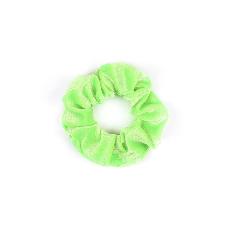 SUGAR SUGAR®, Bellamy Neon Green Velvet Hair Donut