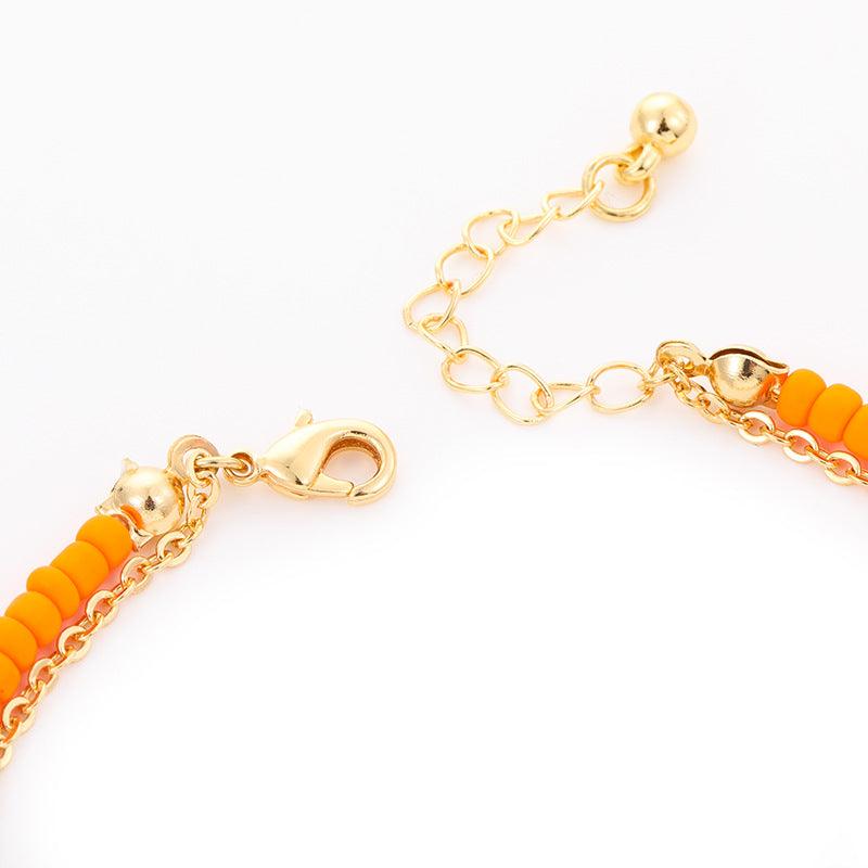 FRENCH RIVIERA | Orange Lemonade -orange summer bracelet