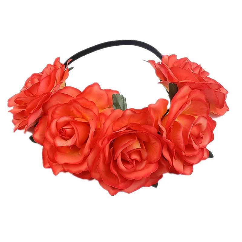 Flower crown | SUGAR SUGAR, Days of Love -orange flower headband