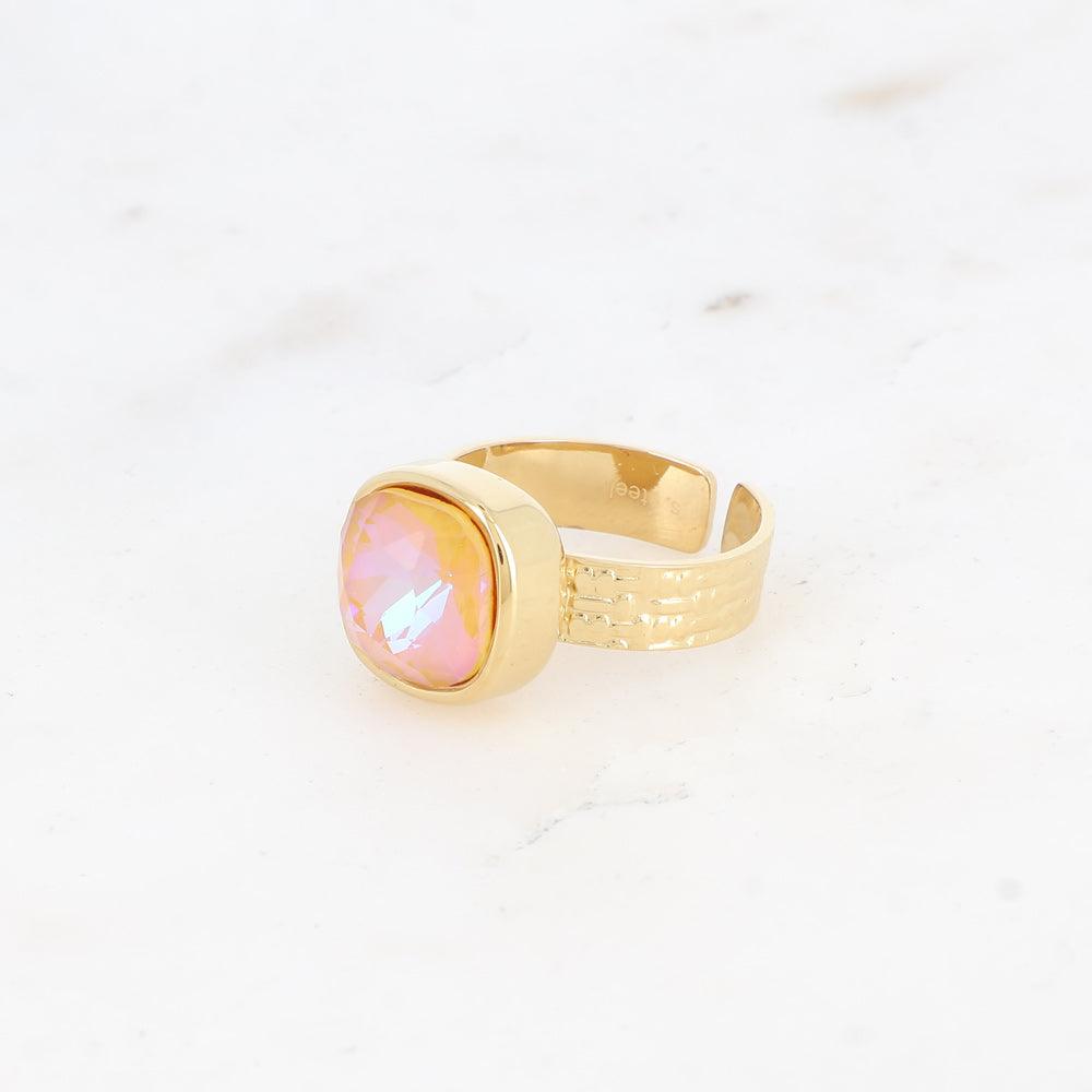 BOHM PARIS | Bague Sivaria - peach surgical steel ring