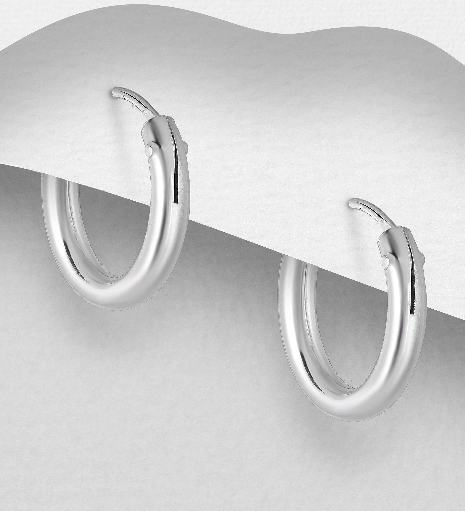 Silver rings, Blake small plain rings