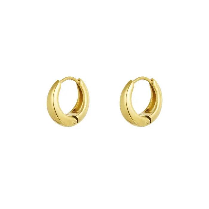 FRENCH RIVIERA | Camille Mini gold-tone surgical steel rings