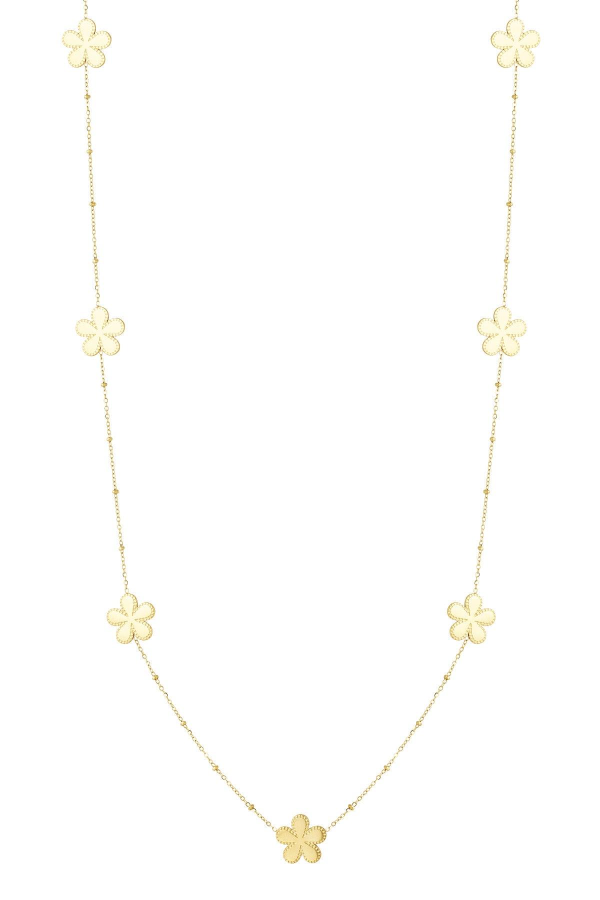 FRENCH RIVIERA | Hailey surgical steel flower necklace