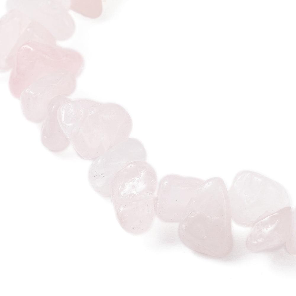 FRENCH RIVIERA | Madeline pearl bracelet with rose quartz