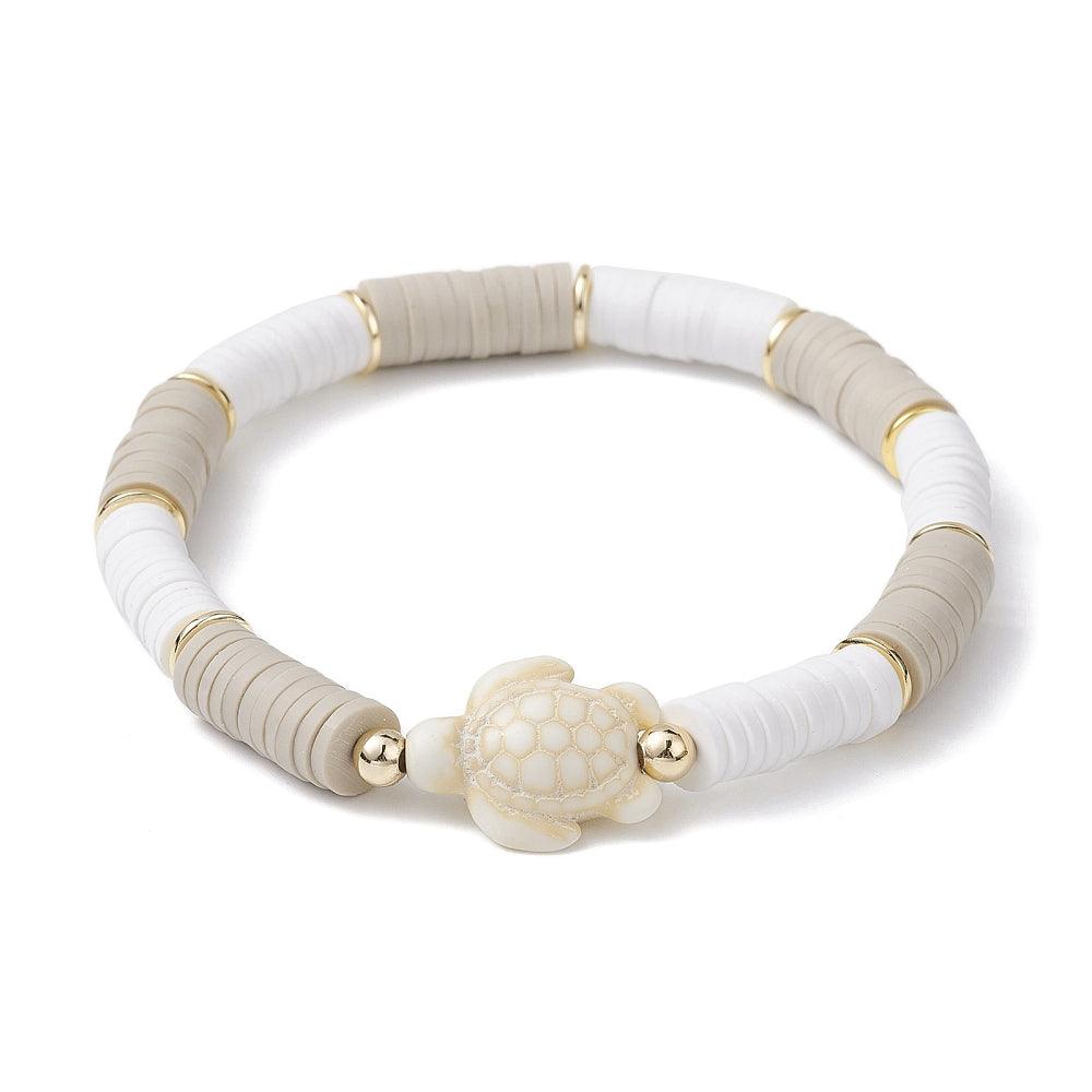 FRENCH RIVIERA | Those Beach Days bracelet set with turtle mascot