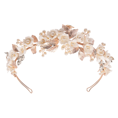 ATHENA BRIDAL, Eleanore rose gold bridal headband