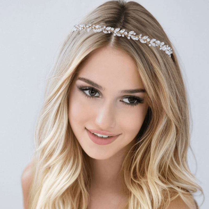 ATHENA BRIDAL, Marguerite rose gold bridal headband