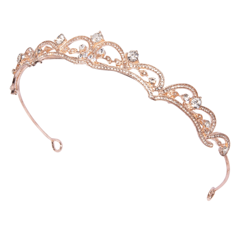 ATHENA BRIDAL, Sabine rose gold tiara