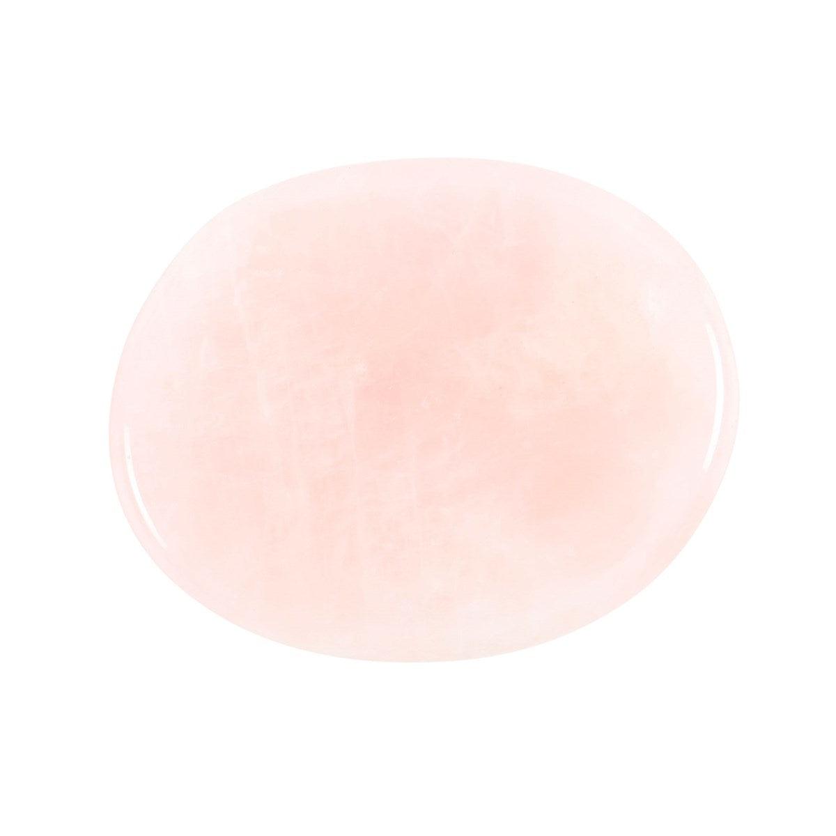 You Are Loved Rose Quartz - rose quartz palm stone "you are loved"