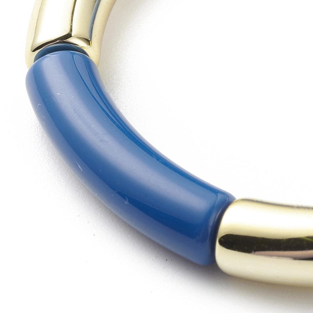 FRENCH RIVIERA | Serenity blue bracelet with gold details