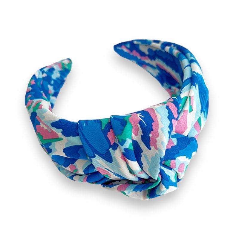 SUGAR SUGAR®, Summer Breeze blue patterned headband