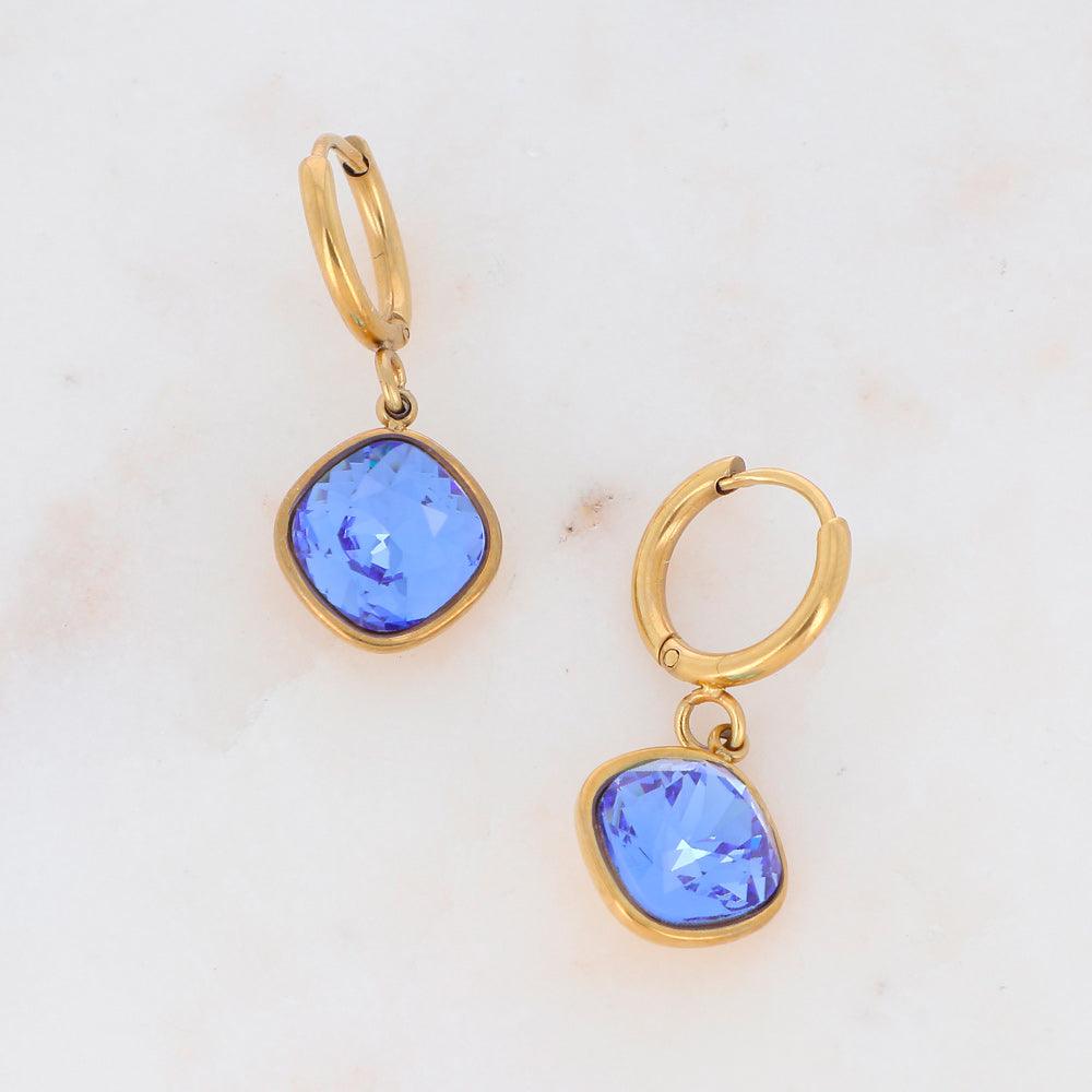 BOHM PARIS | Boucles Manoel -blue surgical steel earrings