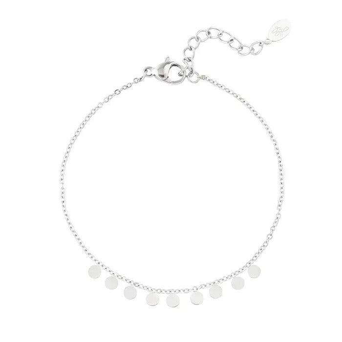 FRENCH RIVIERA | Tessa - graceful surgical steel bracelet (silver)