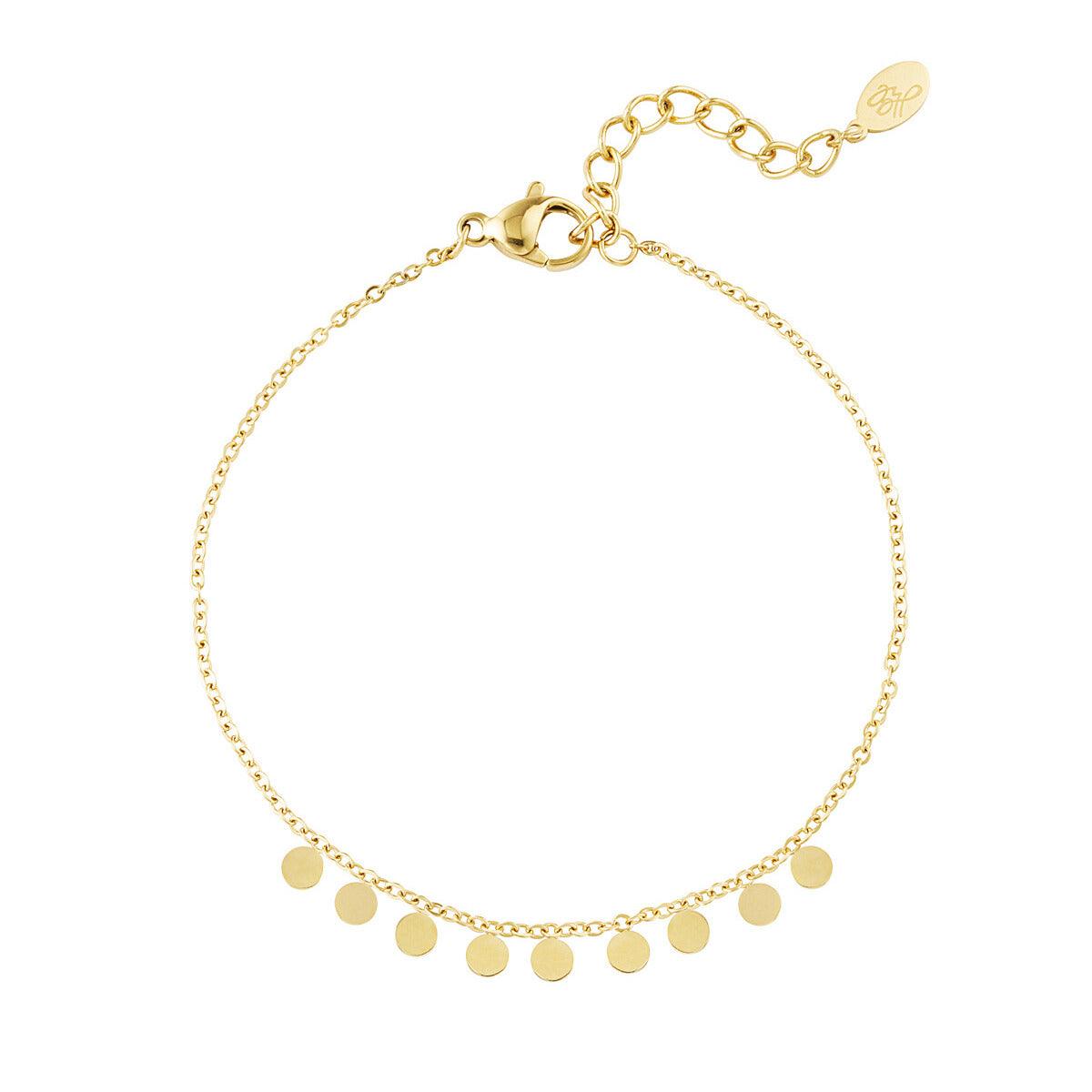 FRENCH RIVIERA | Tessa - graceful surgical steel bracelet (gold)