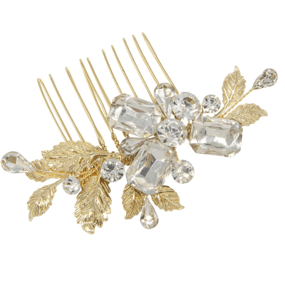 ATHENA BRIDAL | Marion crystal hair ornament (gold)